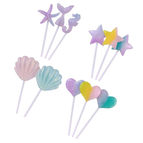 

other festive & party supplies 33pcs fresh cake decorative ers delicate birthday insert cards