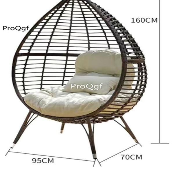 

camp furniture prodgf 1 set 160*95*70cm bird nest shape rattan chair