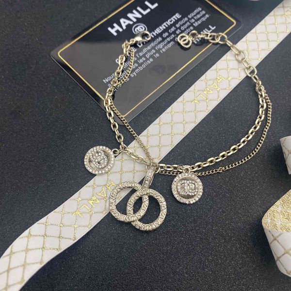 

design jewelry zircon bronze layer chain fashion personality 2021 new trend women's bracelet, Silver