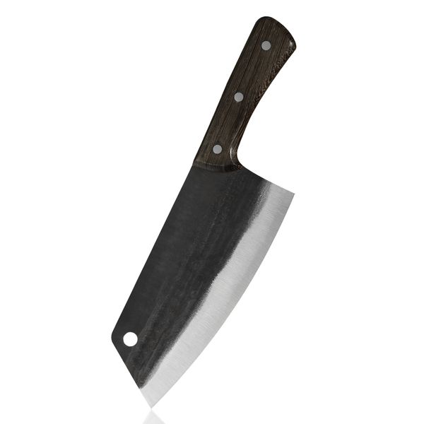 

gyuto knife butcher ceaver knife forged chinese camping serbian chef knife fu tang siced chef kitchen nakiri chopping