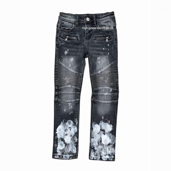 Jeans 2-14 anni Pantaloni per bambini Abbigliamento Ragazzo Bambini Pantaloni denim Primavera Autunno Baby Long Young's