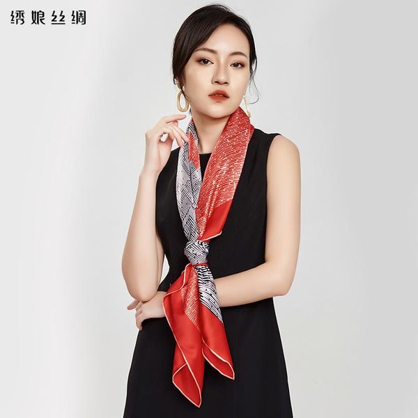 

scarves silk, silk scarves, women's all match, spring and autumn, shanghai oriental pearl city, story style city, Blue;gray