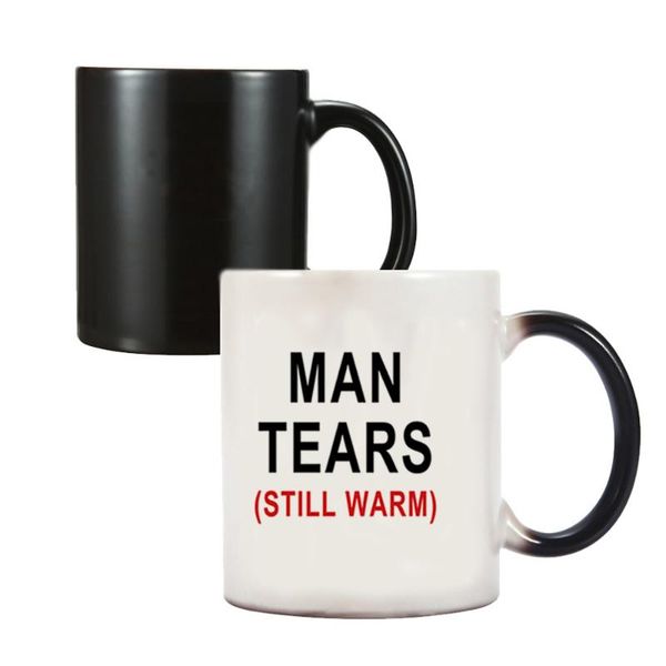 

mugs man tears still warm heat changing color coffee mug husband father boy friends birthday gift