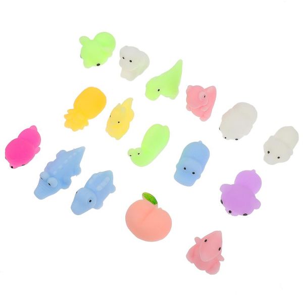 

small animal supplies 40pcs cartoon shape stress decompression squeeze toys lovely