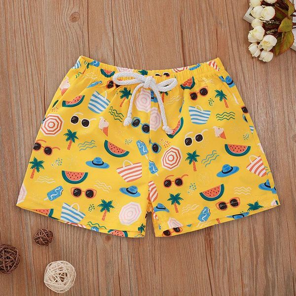 

shorts fashion boys clothing summer beach floral half pants casual kids, Black