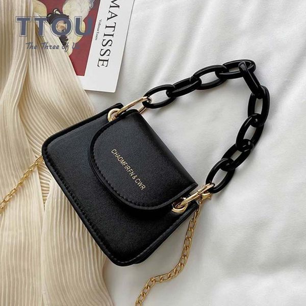 

fashion chain pattern pu leather women shoulder bag solid color casual purse female designed travel mini crossbody bags