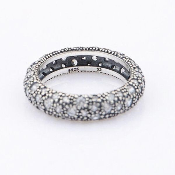 

factory wholesale 925 sterling ring silver cosmic stars clear cz stones fit jewelry engagement wedding lovers fashion ring for women