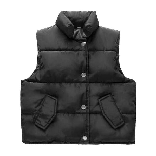 

waistcoat 2021 children warm vest boys winter solid neck coats button quilted girls sleeveless pure color light weight promotion sale, Camo