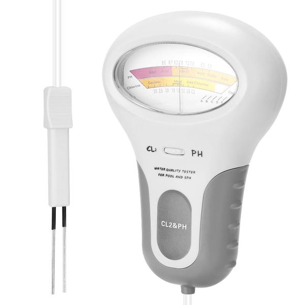 

meters pc-102/101 ph tester chlorine water quality testing device 2 in 1 meter cl2 measuring for pool aquarium
