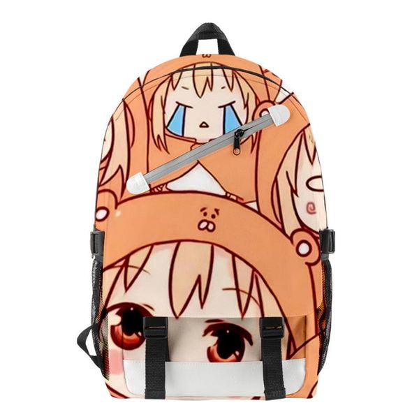 

backpack himouto umaru-chan teenager boys girls children oxford waterproof cartoon schoolbag women streetwear laptop