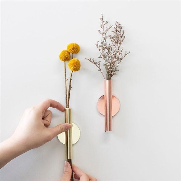 

wall flower arrangement vase abstract minimalist decor iron vase dried flower racks nordic ornament decoration home