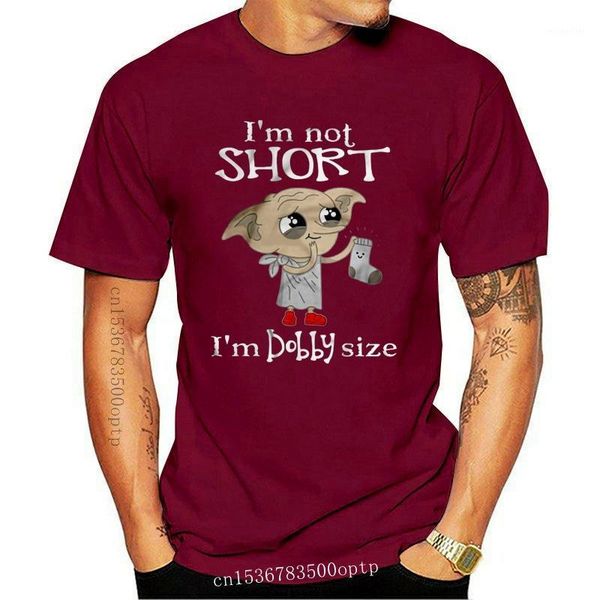 

men funny t shirt fashion tshirt i'm not short dobby size women t-shirt men's t-shirts, White;black