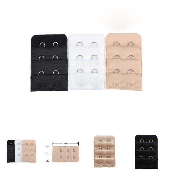 

resistance bands 3 pcs bra extension strap extender replacement with 2 hooks nin668