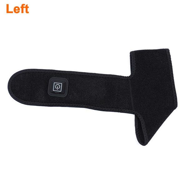 

men women tendinitis fatigue arthritis heated ankle brace stable usb powered heat therapy fast heating strain 3 gears support, Blue;black