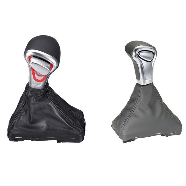 

shift knob car accessories leather gear gaiter boot cover dustproof waterproof speed for a4 a6 q5 q7 mar17
