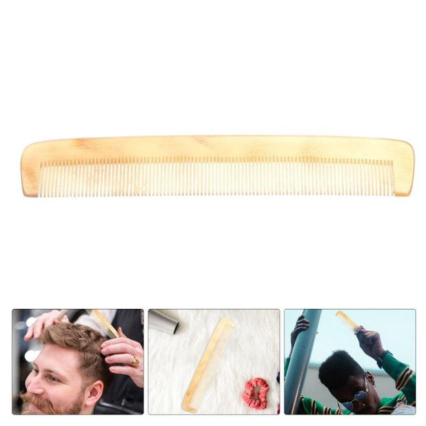 

hair brushes 1pc comb portable smoothing anti-static (light yellow), Silver