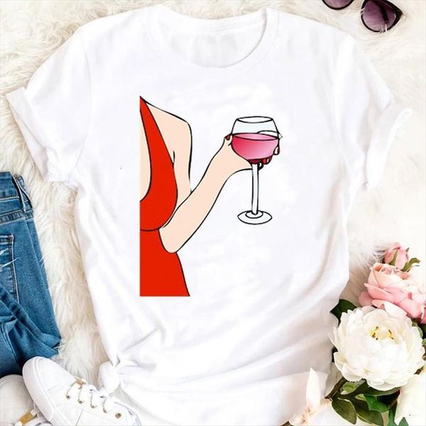 

and women summer wine men t shirts ladies 90s style tshirts fashion short sleeve clothes graphic lady print female, White;black