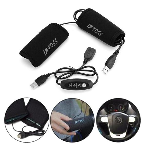 

handlebars 1 pair motorcycle heated handlebar grips warmer usb electric bike warm motor cross removable handles
