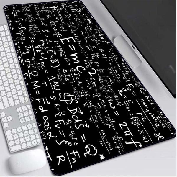 

mouse pads & wrist rests mathematical formula number large mousepad xxl gamer lappc gaming accessories rubber non-slip keyboard rug desk