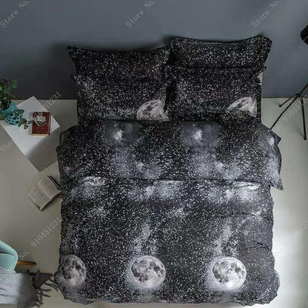 

bedding sets galaxy duvet cover  colorful starry set outer space comforter sky light printed bedspread for kids