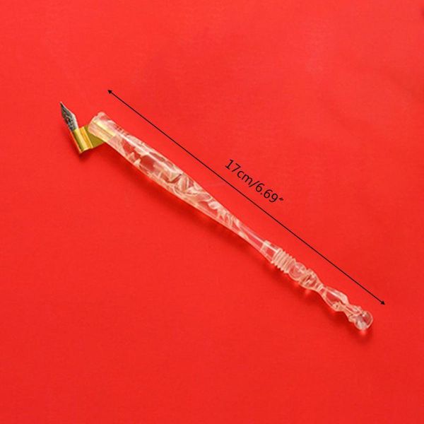 

retro manga calligraphy dip pen holder + 6 nibs for lettering skiching drawing r66c