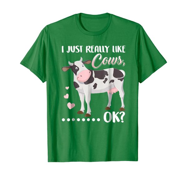 

I Just Really Like Cows OK Love Cow Farmer T-Shirt, Mainly pictures