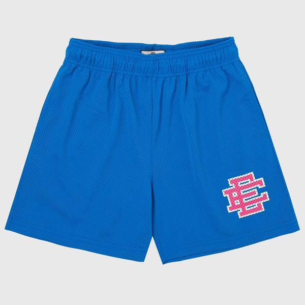 

fashion luxury summer men's brand shorts eric emanuel ee basic short designers newyork city skyline fitness beach breathable women mesh, White;black