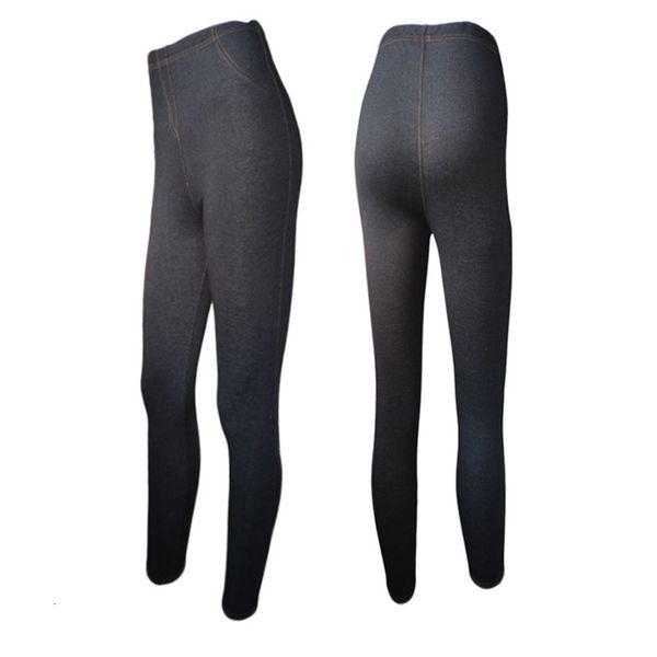 

new arrival herf winter laying denim soft and breathing size xxxl plus flowers women broek, Black