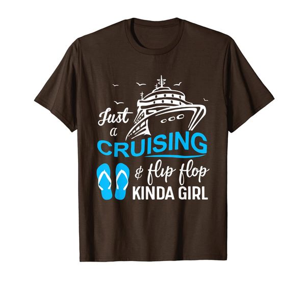 

just a cruising and flip flop kinda girl t-shirt, White;black