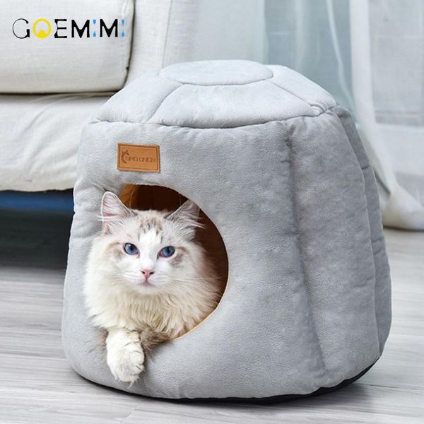 

cat beds & furniture removable bed house with foldable mattress puppy cage lounger cats products for pets cama para gatos