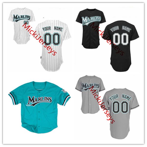 

custom florida baseball jersey hanley ramirez 8 andre dawson mike lowell 20 miguel cabrera 31 mike piazza 35 dontrelle willis florida jersey, Black