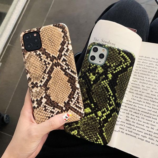

snake skin pattern phone case for iphone 11pro /11 /11promax xs /x xr xsmax 7p /8p 7 /8 6p /6sp 6 /6s