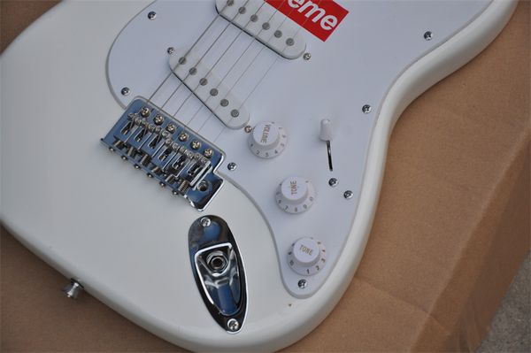 

inheriting the classic light blue 6 string electric guitar rosewood fingerboard can be customized guitarra