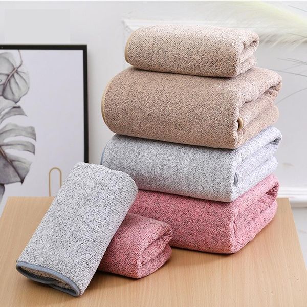 

towel absorbent microfiber soft bath set bathroom velvet bamboo nightgown big
