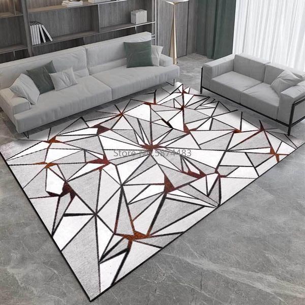 

carpets fashion modern nordic triangle geometry kitchen living room bedroom bedside carpet floor mats custom