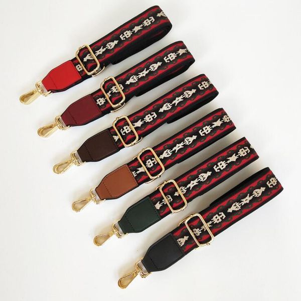 

belt bags strap accessories for women nylon 7 styles lady vintage bag accessories adjustable handbag straps decorative chain bag gift, Black