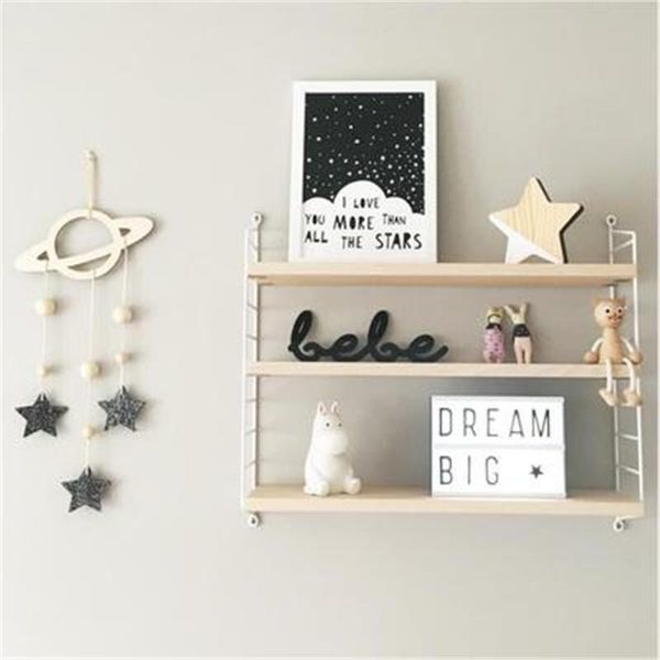 

nordic style wooden planet star hanging pendant decoration for baby boys bedroom wall hanging ornament pgraphy pendant