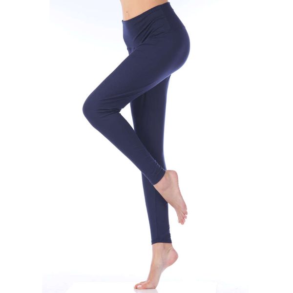 

women's yoga pants with high waist and nine point milk silk leggings, Black