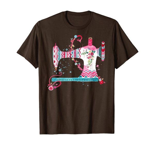 

sewing machine flower quilting tshirt cute quilter gifts t-shirt, White;black