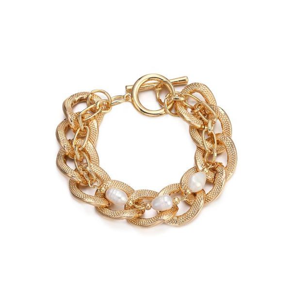 

bangle ornapeadia korean selling wild fashion bracelet for women minimalist twist chain female trend pearl, Black