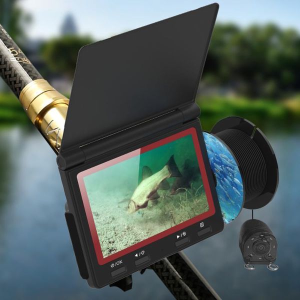 

4.3inch monitor 1000tvl fish finder waterproof night vision fishing camera 180degrees fish finder underwater camera fishing tool