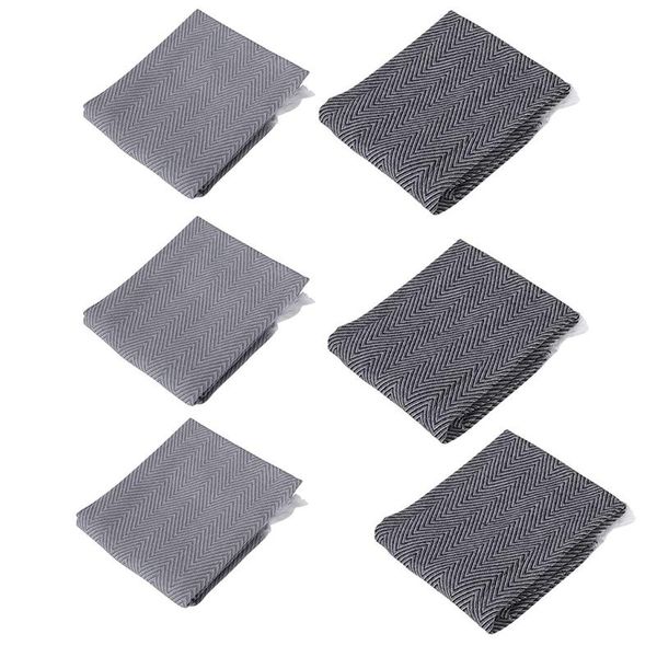 

table napkin 6pcs cotton napkins cloth tassel tea towel absorbent dish scouring pad kitchen towels handkerchief party dinner plac