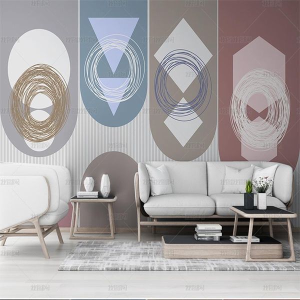 

wallpapers 3d modern simple abstract geometry lines creative wallpaper tv background wall mural living room dining bedroom