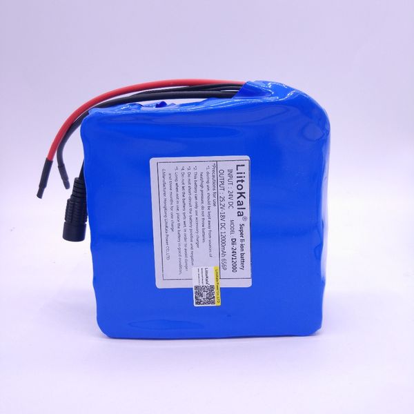 

2021 liitokala 24v 12ah lithium batteries pack 25.2v li-ion for bicycle battery 350w e bike 250w(no charger)