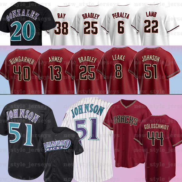 

51 randy johnson archie bradley jake lamb josh vanmeter z3 david peralta pavin smith josh vanmeter david peralta jerseys baseball jerseys, Blue;black