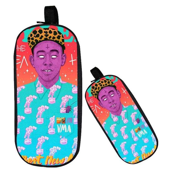 

cosmetic bags & cases 3d cartoon girls pencil case tyler gregory okonma women portable pen bag children school organizer wallets makup cute