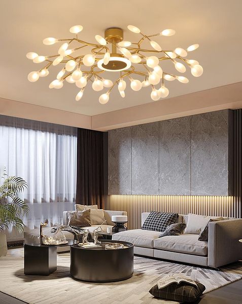 

firefly chandelier living room lamp simple fashion warm modern dining room bedroom light luxury nordic lamp chandelier