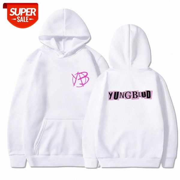

yungblud printed sweatshirt and velvet hoodie sportswear 1 #ta1d, Black