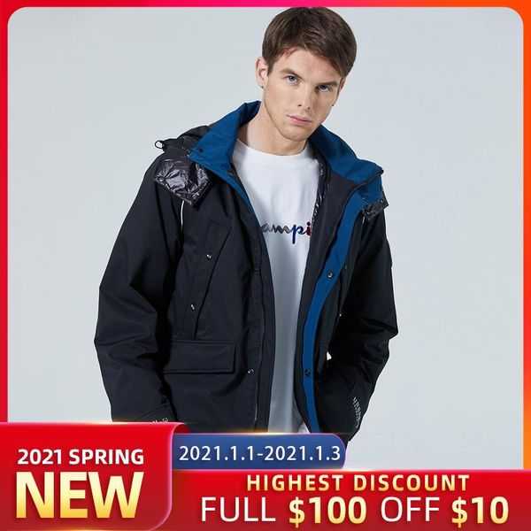 

men's jackets spring and autumn 2021 size 48-58 jacket warm waterproofing sports, Black;brown