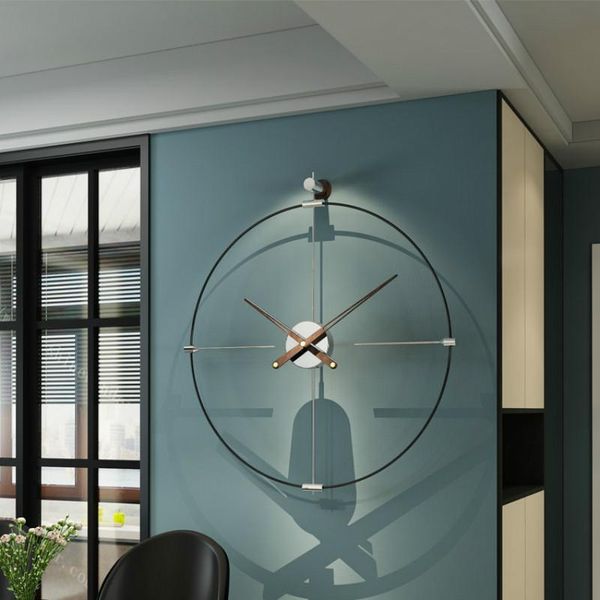

nordic creative wall clock luxury simple quartz living room large modern silent wall clock reloj de pared home decor db60bg